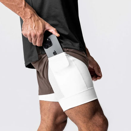 Men's Dual-Layer Performance Shorts