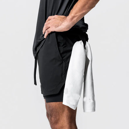 Men's Dual-Layer Performance Shorts