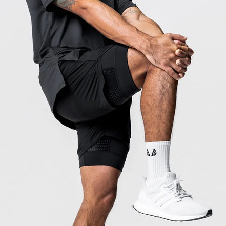Men's Dual-Layer Performance Shorts