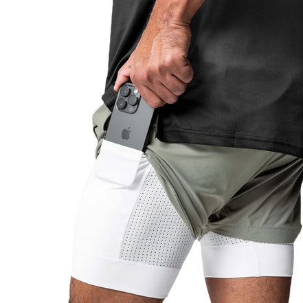 Men's Dual-Layer Performance Shorts