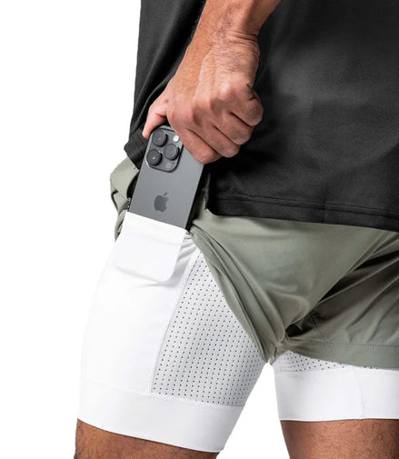 Men's Dual-Layer Performance Shorts