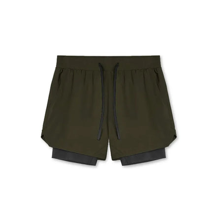 Men's Dual-Layer Performance Shorts