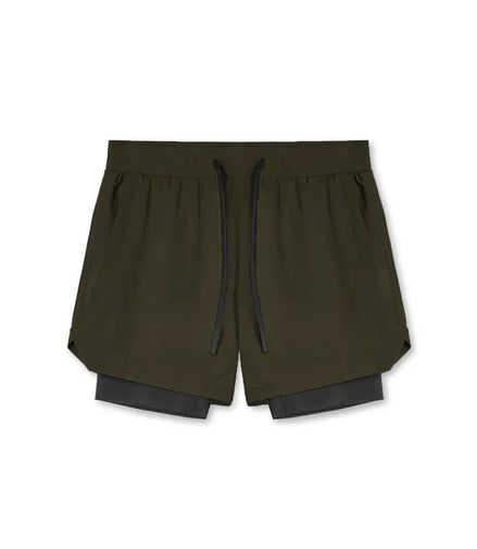 Men's Dual-Layer Performance Shorts