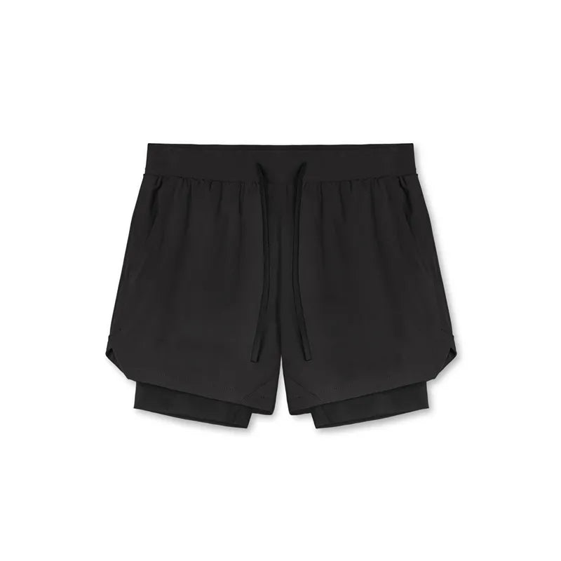 Men's Dual-Layer Performance Shorts
