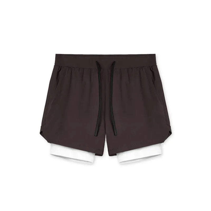 Men's Dual-Layer Performance Shorts