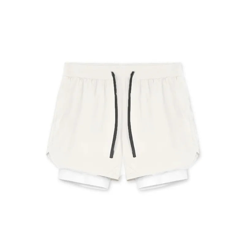 Men's Dual-Layer Performance Shorts