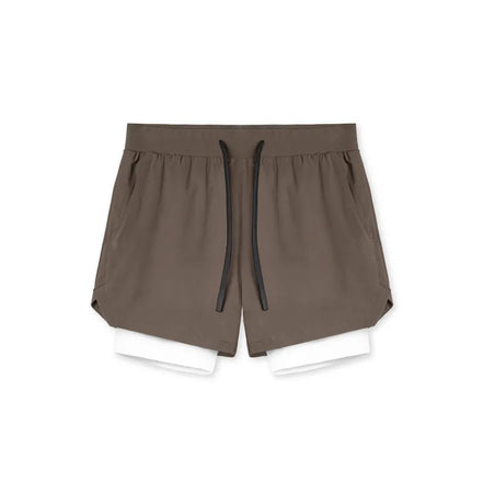 Men's Dual-Layer Performance Shorts