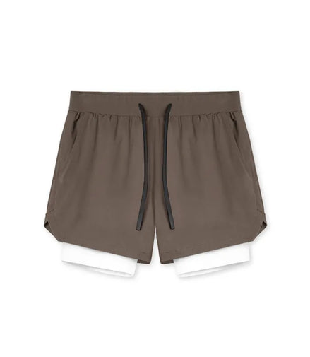 Men's Dual-Layer Performance Shorts