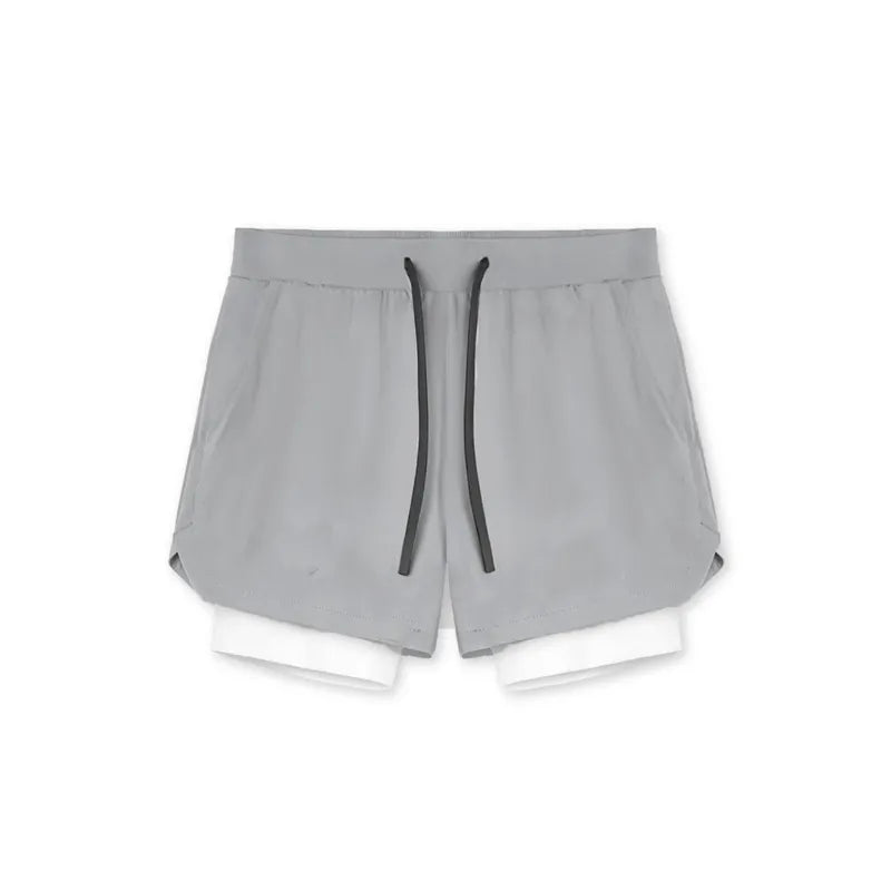 Men's Dual-Layer Performance Shorts
