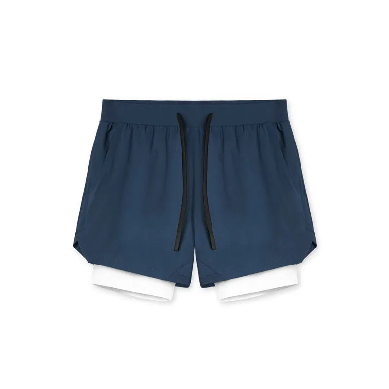 Men's Dual-Layer Performance Shorts